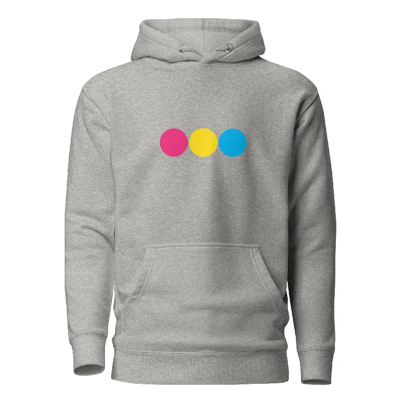 Pansexual Pan Pride Hoodie - Circles