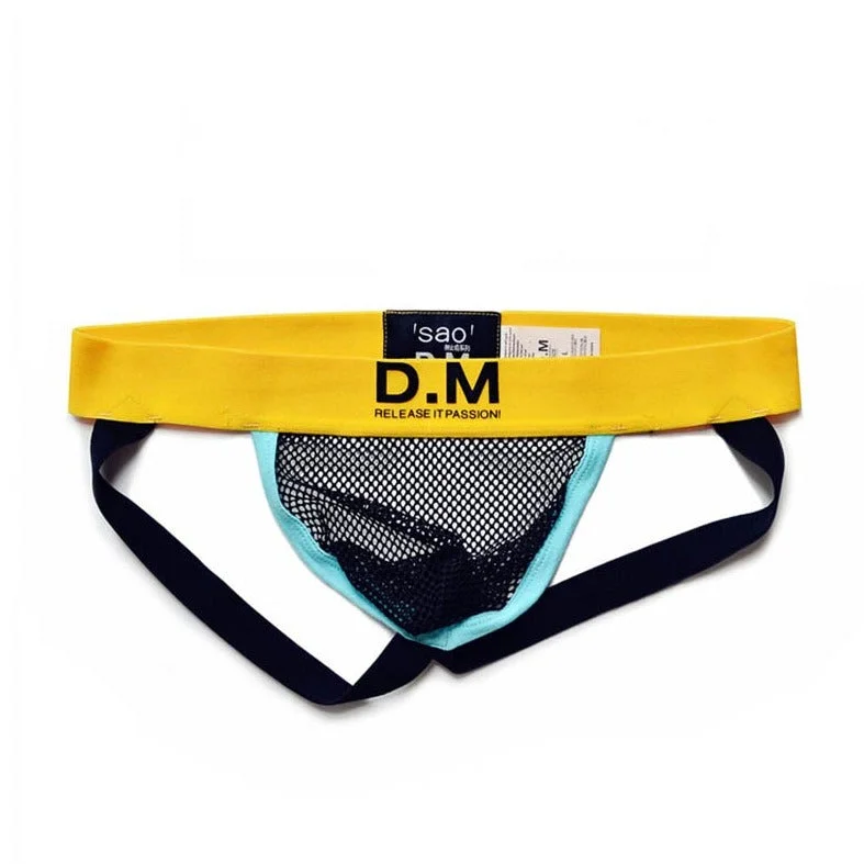 DM Breathable Mesh Low-Rise Gay Jockstrap