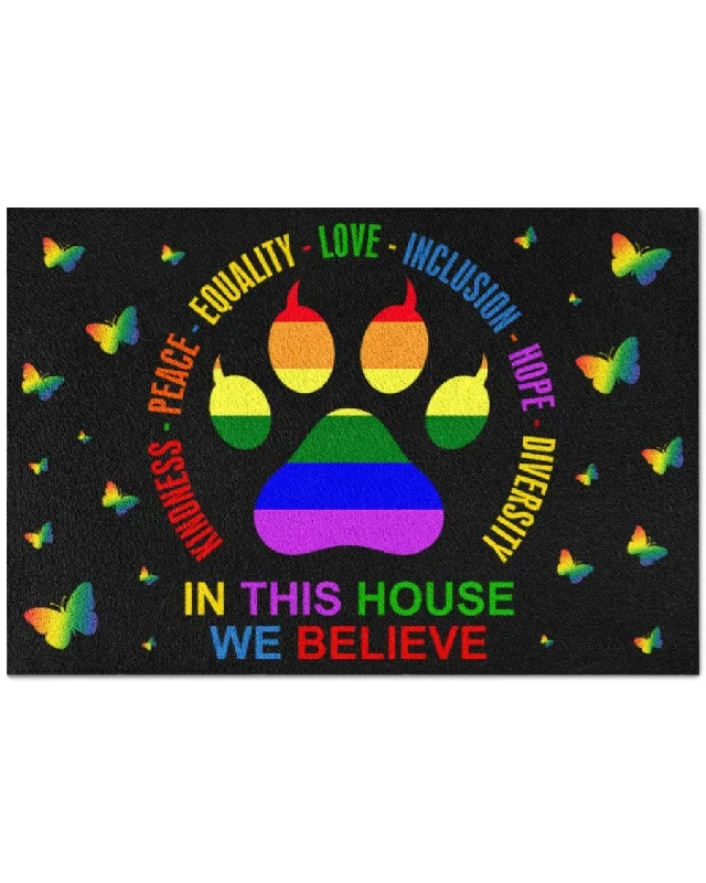 Lgbtq Doormat, Pride Welcome Mat Gay Pride Doormat, Butterfly Rainbow Pride Doormat, Lesbian Doormat Lgbtq Doormat, Pride Welcome Mat Gay Pride Doormat, Butterfly Rainbow Pride Doormat, Lesbian Doormat