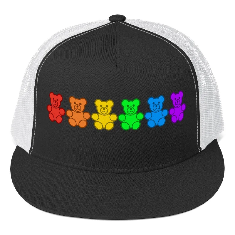LGBTQ Pride Gummy Bear Trucker Cap