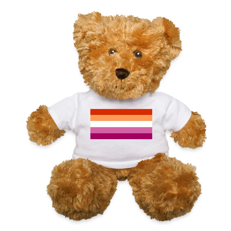 Lesbian Pride Flag Plush Teddy Bear Stuffed Animal