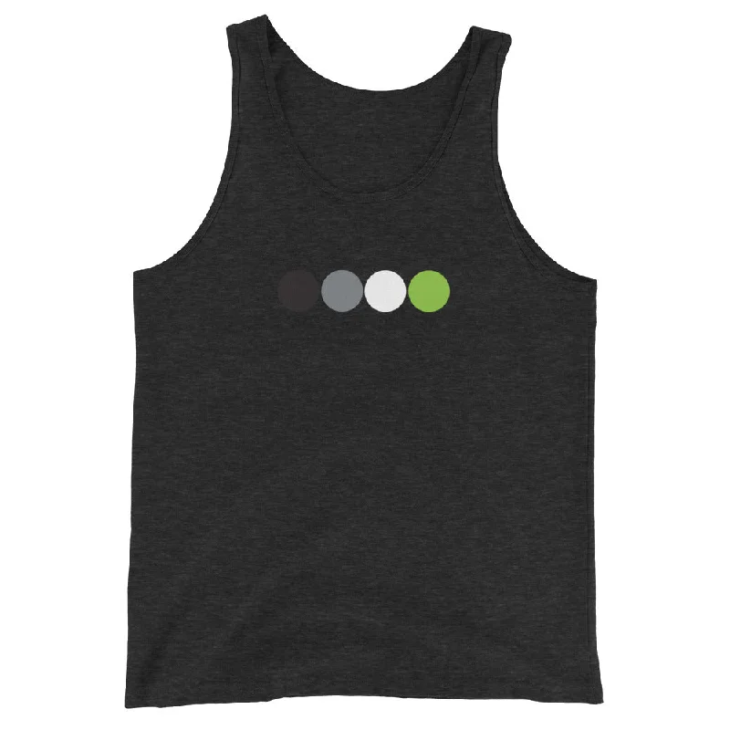 Agender Pride Tank Top with Circles