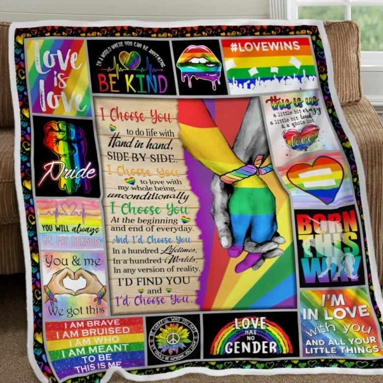 Blanket For Lgbt, Pride Blanket Love Is Love Rainbow Blankets For Couple Gay Man, Love Has No Gender Blankets Blanket For Lgbt, Pride Blanket Love Is Love Rainbow Blankets For Couple Gay Man, Love Has No Gender Blankets