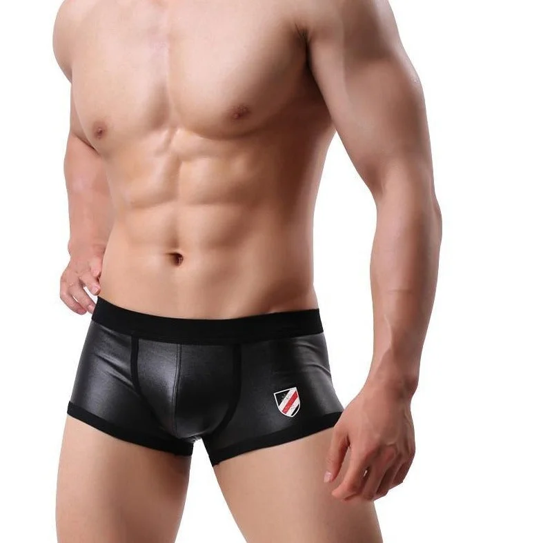 Men's Metallic Badge Boxer Briefs