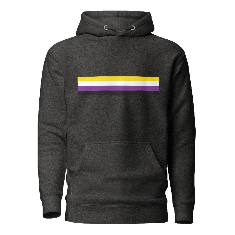Nonbinary Enby Pride Flag Hoodie Sweatshirt