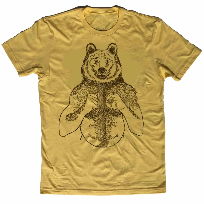 Beefy Bear Yellow T-Shirt