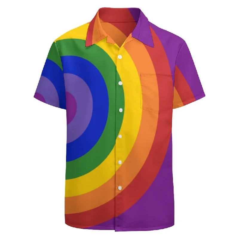 Best graphic tees for pride month celebrations--Asymmetrical Rainbow Bullseye Lgbt Pride Hawaiian Vintage Shirt Mens Button Down Plus Size Tropical Hawaii Beach Shirts Best graphic tees for pride month celebrations--Asymmetrical Rainbow Bullseye Lgbt Pride Hawaiian Vintage Shirt Mens Button Down Plus Size Tropical Hawaii Beach Shirts