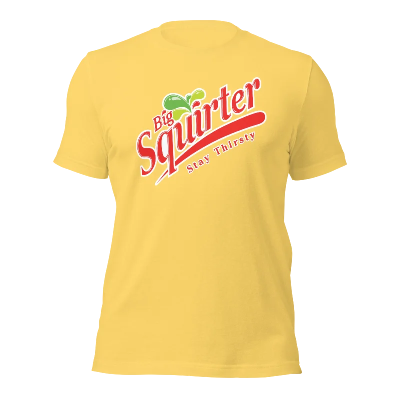 Affordable graphic tees with pansexual pride colors--Big Squirter - T-shirt