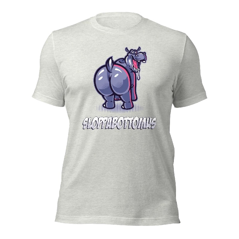 Graphic pride t-shirts with bold feminist slogans--Sloppabottomus - T-Shirt