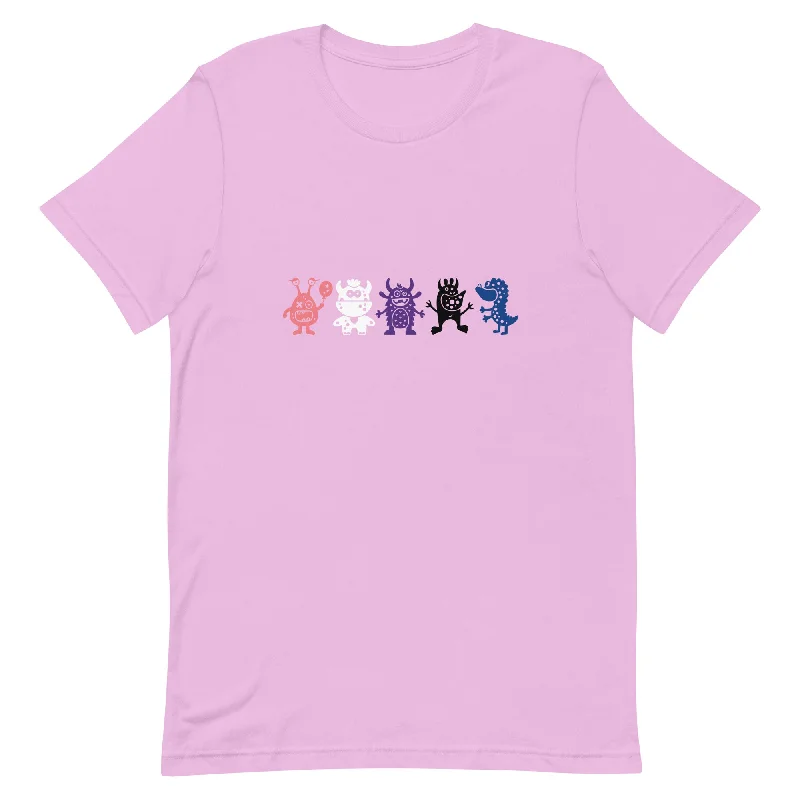 Genderfluid Pride Shirt - Doodle Monster