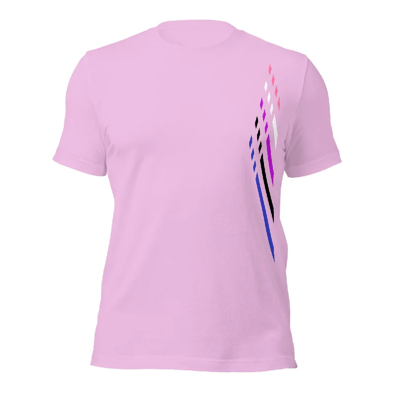 Graphic pride t-shirts with bold queer empowerment quotes--Genderfluid Pride T-shirt Graphic pride t-shirts with bold queer empowerment quotes--Genderfluid Pride T-shirt