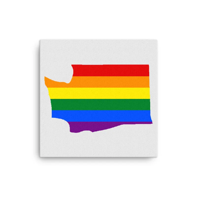 Washington LGBTQ Pride Canvas Wall Art