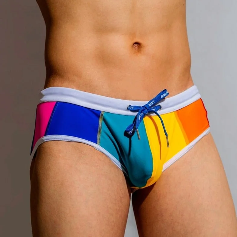 DM Rainbow Swim Briefs