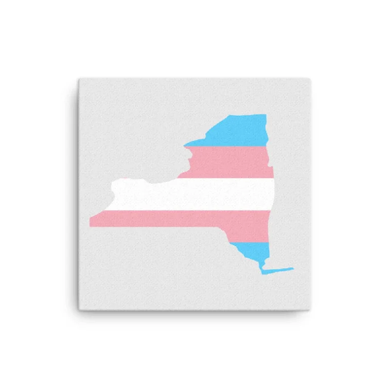 New York Transgender Trans Pride Canvas Wall Art