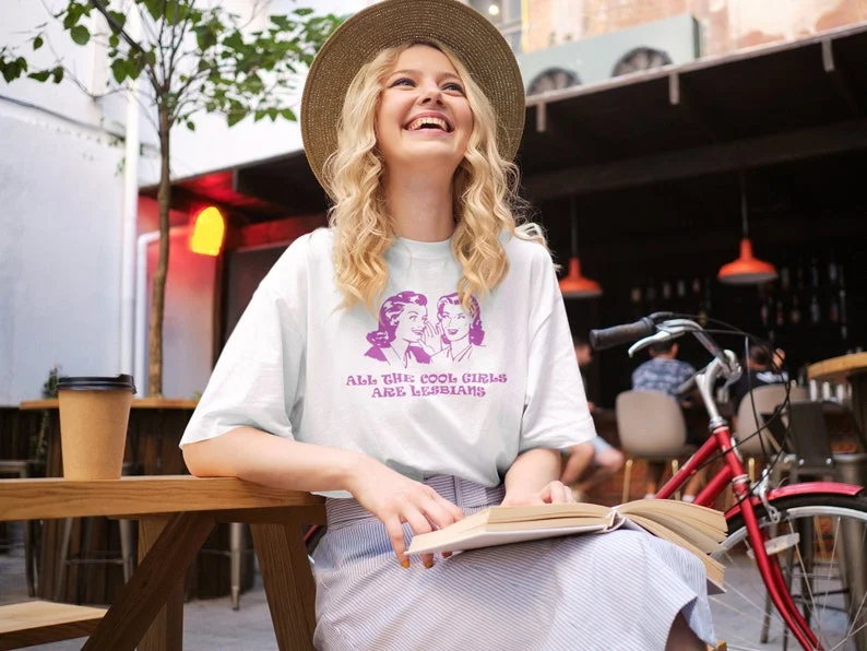 Soft cotton graphic pride t-shirts for everyday wear--Lesbian T Shirt, All The Cool Girls Are Lesbians Shirt, Lesbian Shirt, Pride Shirt, LGBT Shirt Soft cotton graphic pride t-shirts for everyday wear--Lesbian T Shirt, All The Cool Girls Are Lesbians Shirt, Lesbian Shirt, Pride Shirt, LGBT Shirt