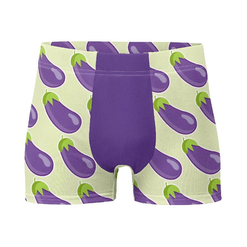 Eggplant Mens Boxer Briefs Underwear