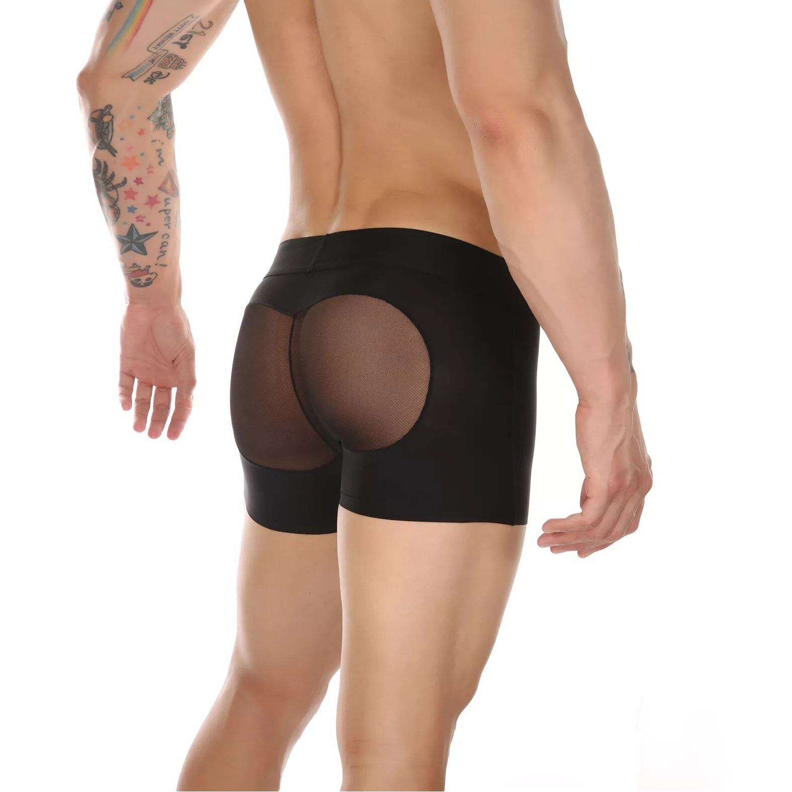 Men’s Mesh Big Pouch and Peach Butt Boxer