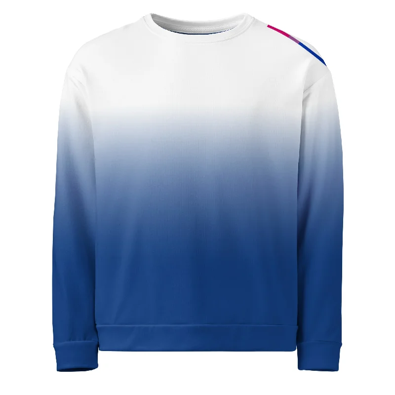 Hoodies with colorful equality and love prints--Bisexual Flag Sweatshirt