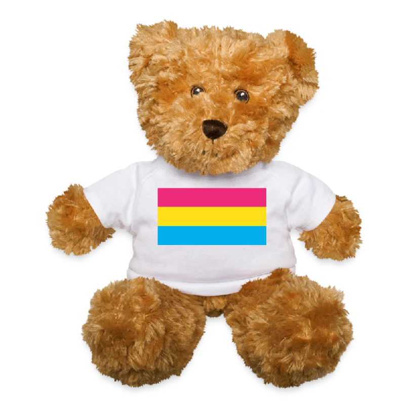 Pansexual Pan Pride Flag Plush Teddy Bear Stuffed Animal