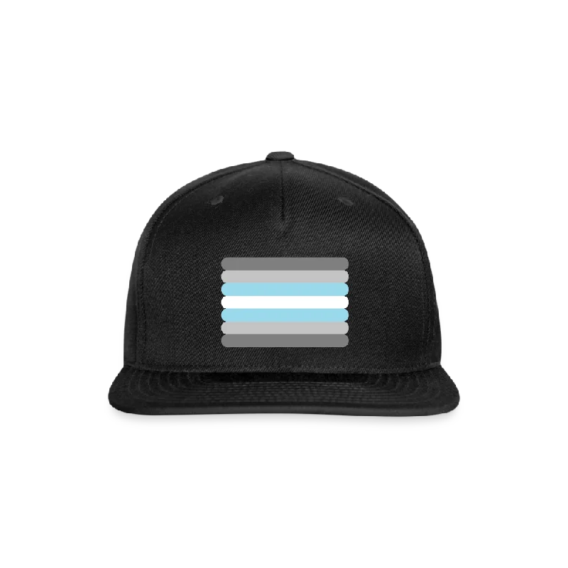 Demiboy Flag Rounded Snapback Baseball Cap