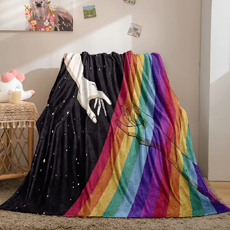 Pride Blanket Lgbt Throw Blanket Bisexual Flannel Fleece Throws Blanket Soft Lightweight Blanket For Gay Man Pride Blanket Lgbt Throw Blanket Bisexual Flannel Fleece Throws Blanket Soft Lightweight Blanket For Gay Man