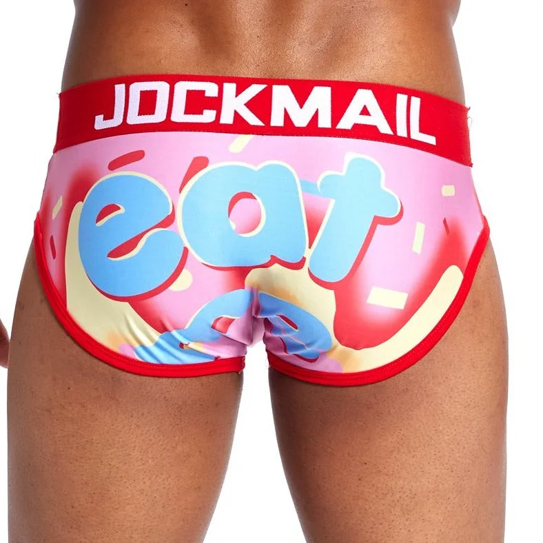 Jockmail Pink Eat My Butt Briefs