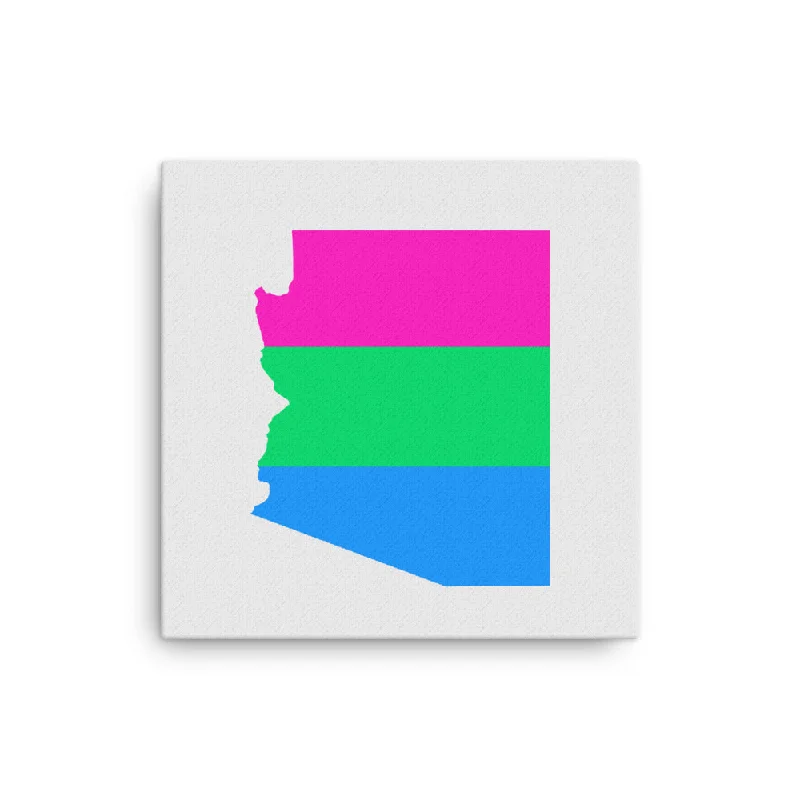 Arizona Polysexual Poly Pride Canvas Wall Art