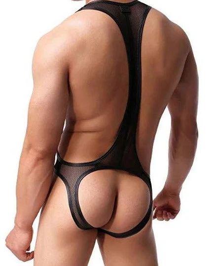 Men's Mesh Low Cut Jockstrap Singlet