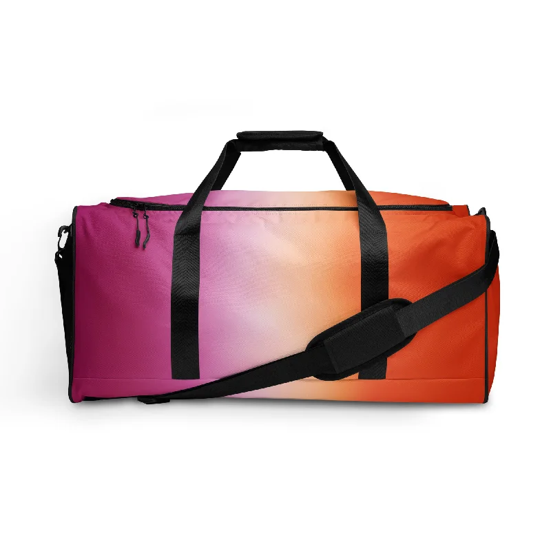 Lesbian Pride Weekender Duffel Bag - Ombre