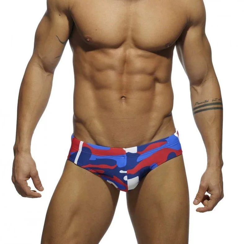 Men's Camo Swim Briefs