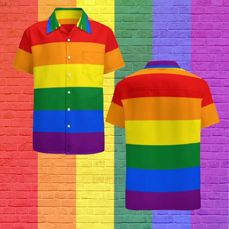Love Equality Rainbow Flag Lgbt Lesbian Gay Pride Hawaiian Vintage Shirt Mens Button Down Tropical Hawaii Beach Shirts Love Equality Rainbow Flag Lgbt Lesbian Gay Pride Hawaiian Vintage Shirt Mens Button Down Tropical Hawaii Beach Shirts