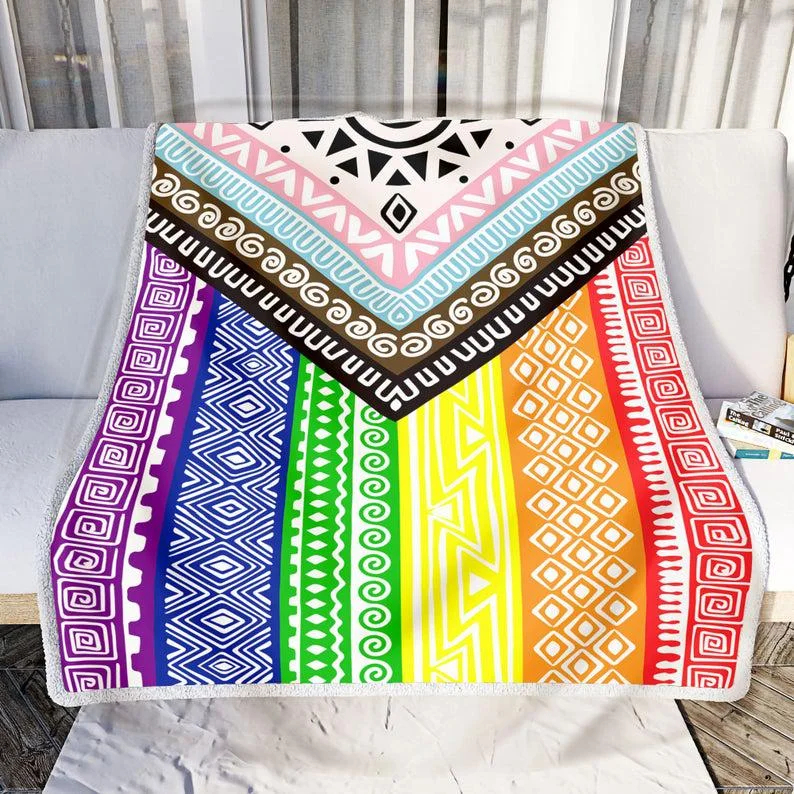 Progress Pride Blanket, Rainbow Blanket, Lgbt Quilt Blanket, Gay Pride Blanket, Inclusive Pride Progress Pride Blanket, Rainbow Blanket, Lgbt Quilt Blanket, Gay Pride Blanket, Inclusive Pride