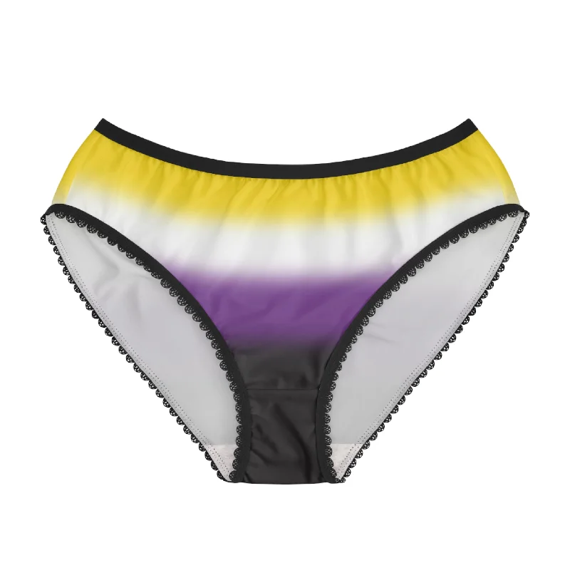 Nonbinary Enby Pride Women's Bikini Briefs Panties