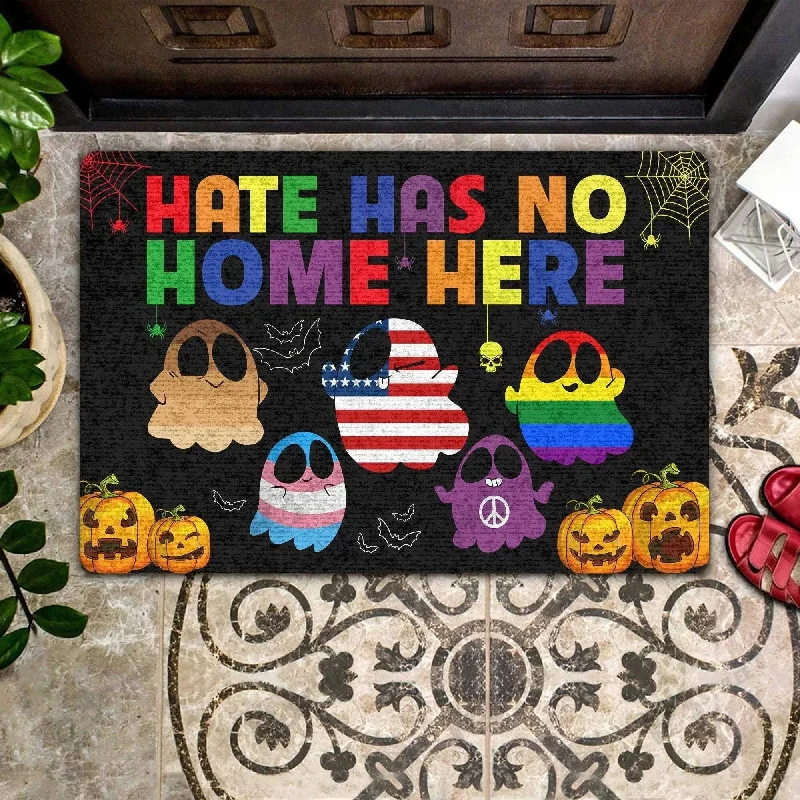 Lgbt Door Mat Hate Has No Home Here Doormat Pride Doormat, Birthday Gift For Gay Man, Christmas Gift Lgbtq Lgbt Door Mat Hate Has No Home Here Doormat Pride Doormat, Birthday Gift For Gay Man, Christmas Gift Lgbtq