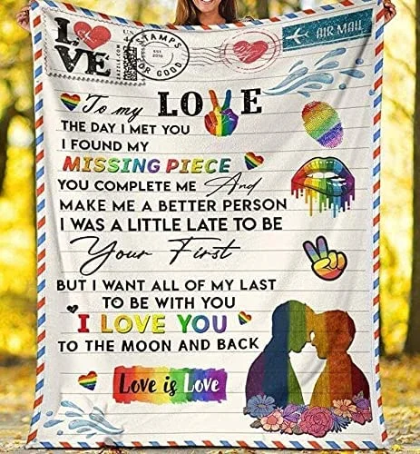 To My Love Blanket Lgbt Blanket Gift For Lgbt Love Is Love Blanket Couple Gaymer Gift Lgbt Pride Fleece Blanket To My Love Blanket Lgbt Blanket Gift For Lgbt Love Is Love Blanket Couple Gaymer Gift Lgbt Pride Fleece Blanket