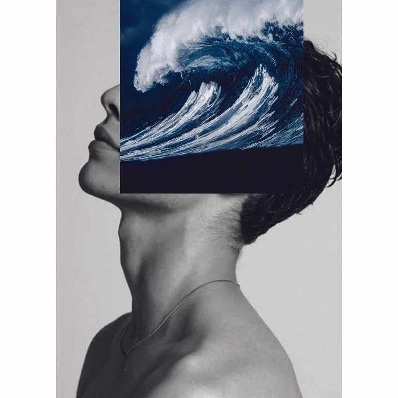 Naro Pinosa Male Wave Face Postcard