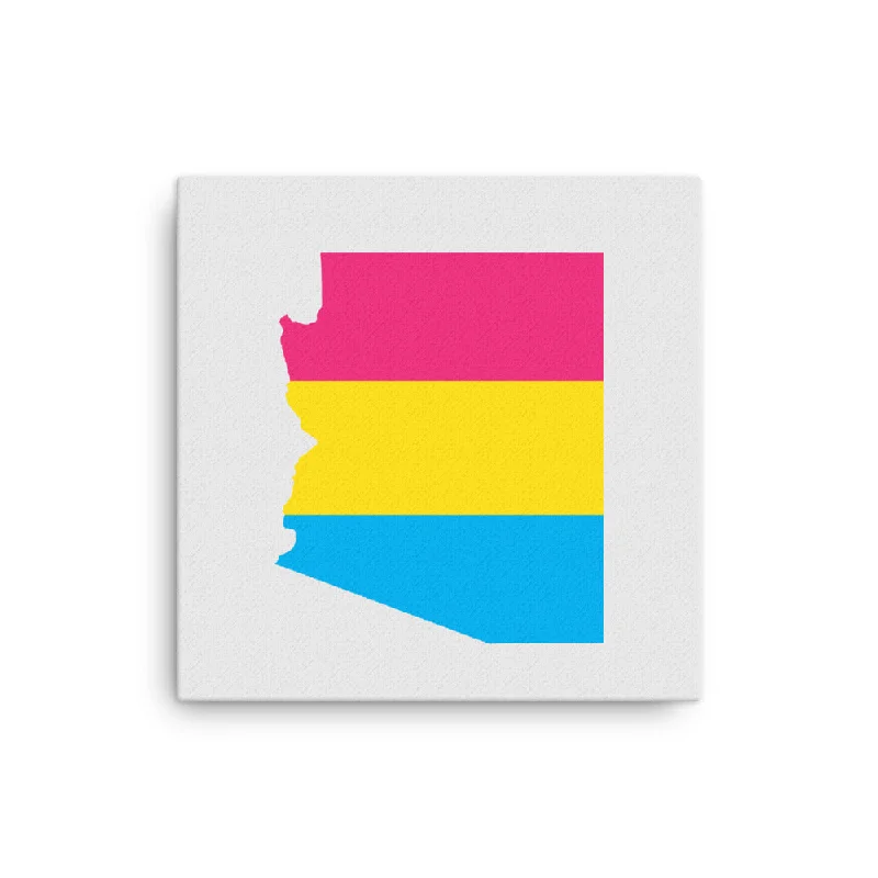 Arizona Pansexual Pan Pride Canvas Wall Art