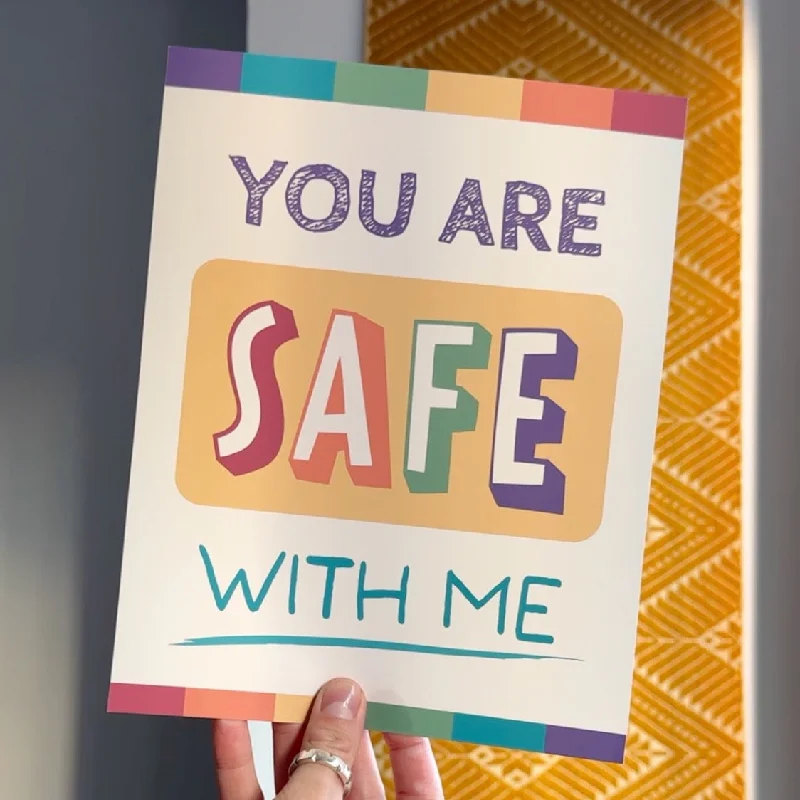You Are Safe With Me Poster