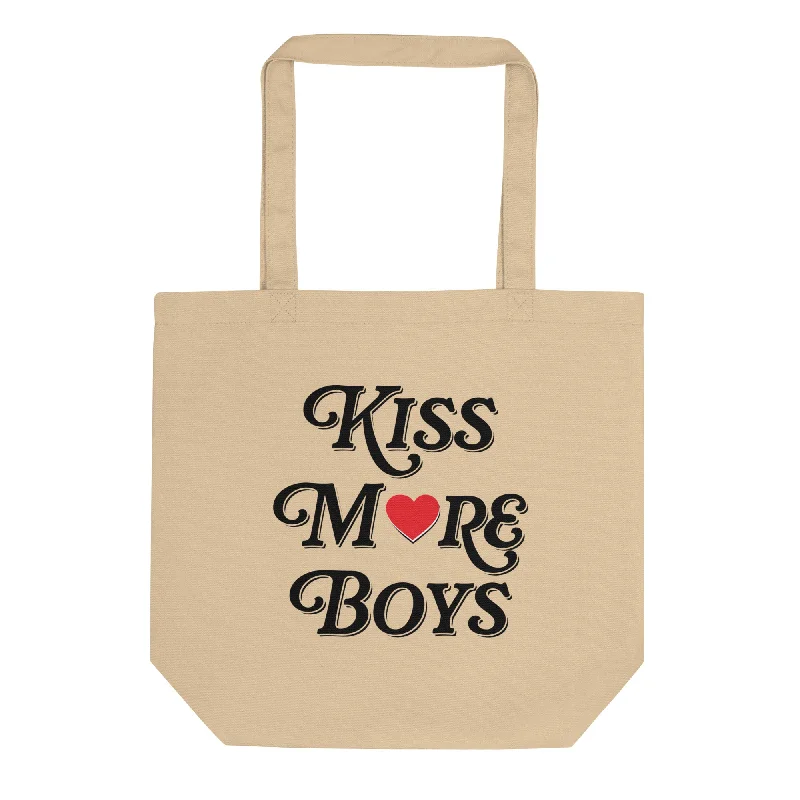 Kiss More Boys Organic Cotton Tote Bag