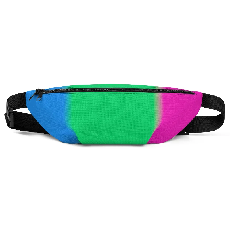 Polysexual Poly Pride Crossbody Fanny Pack - Ombre