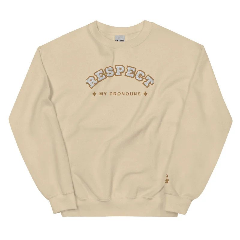 Comfortable rainbow hoodies for pride events--Respect My Pronouns Unisex Sweatshirt