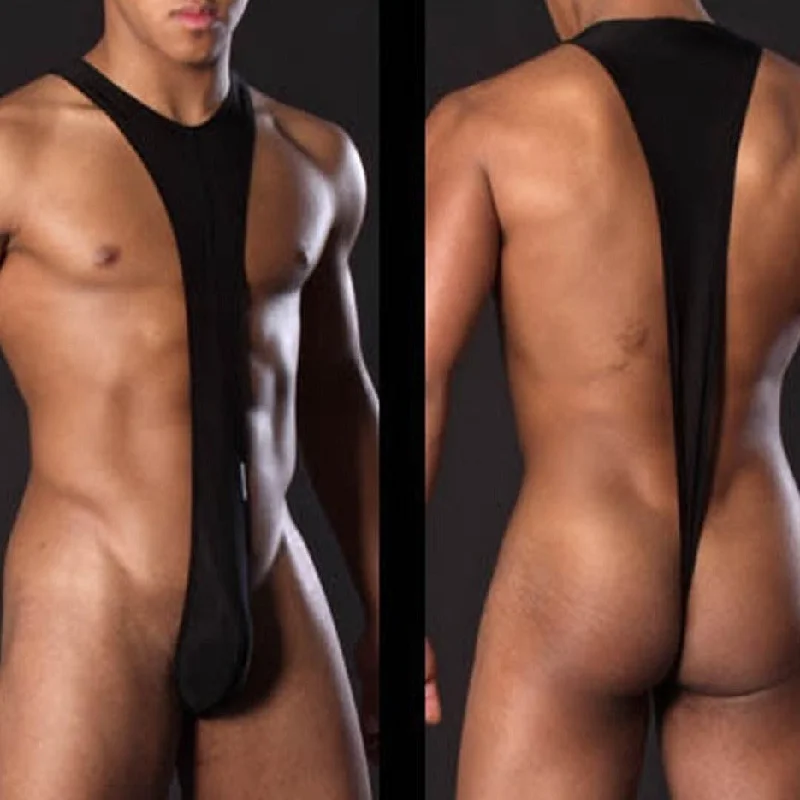 Mens G-string Thongs Bodysuit