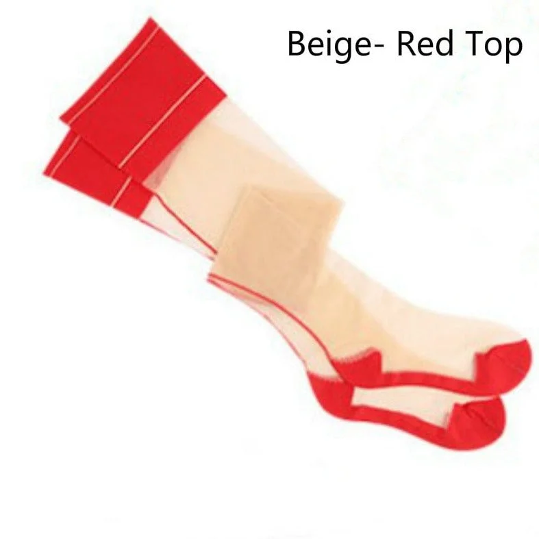 Beige- Red Top