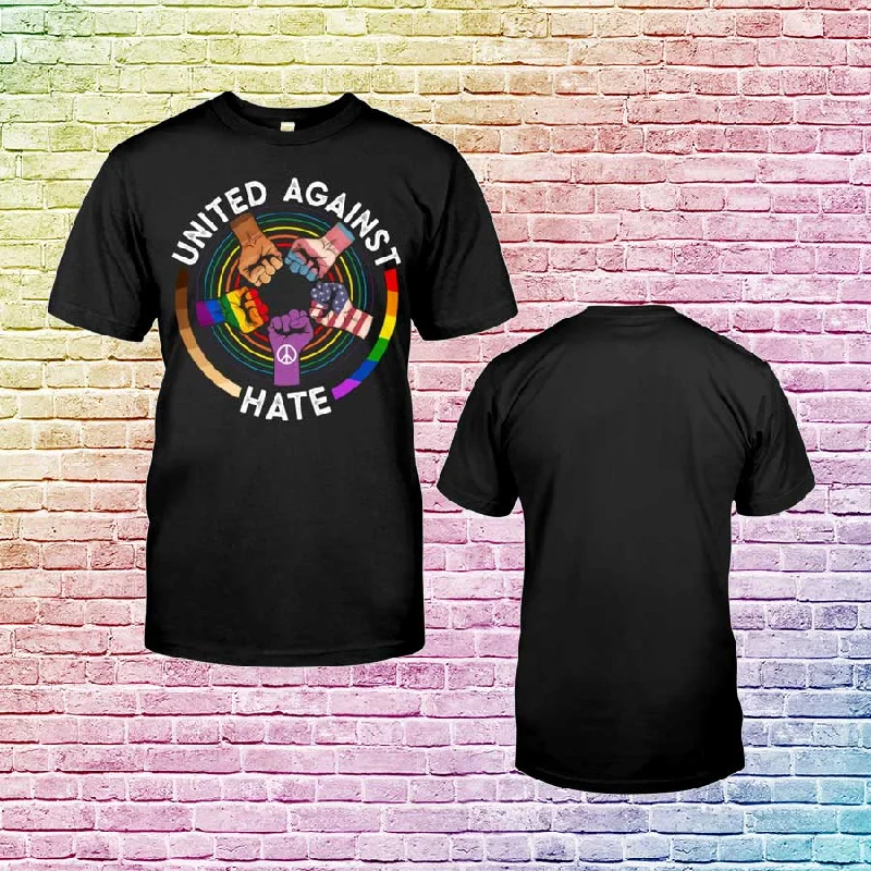 Ally Shirts For Pride, Pride T Shirt Designs, United Against Hate, Pride Clothing