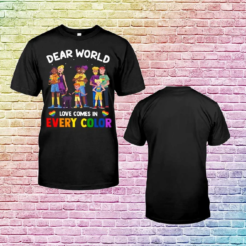 Love Comes In Every Color, Lgbt Shirt, Gay Ally Shirt, Pride T Shirts, Lgbtq T Shirts Designs Love Comes In Every Color, Lgbt Shirt, Gay Ally Shirt, Pride T Shirts, Lgbtq T Shirts Designs