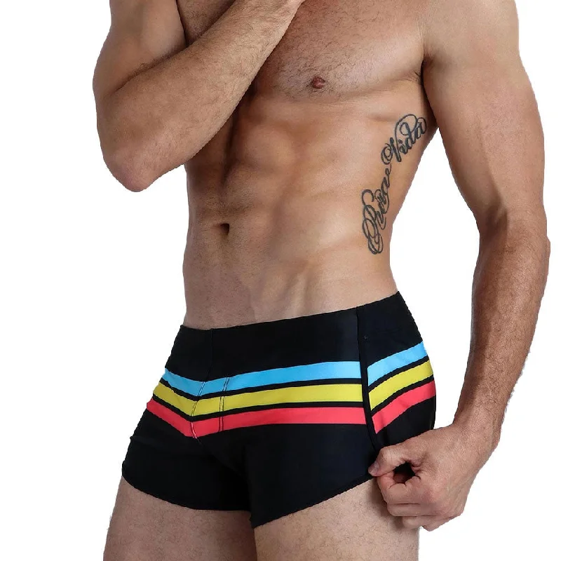 Men's Pride Stripe Swim Trunks