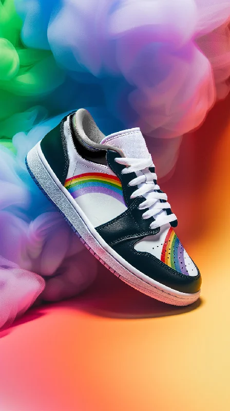 Rainbow LGBT Pride Low Top Unisex Sneakers