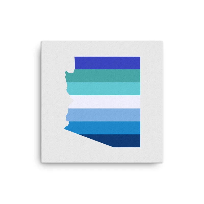 Arizona Gay Mens MLM Pride Canvas Wall Art