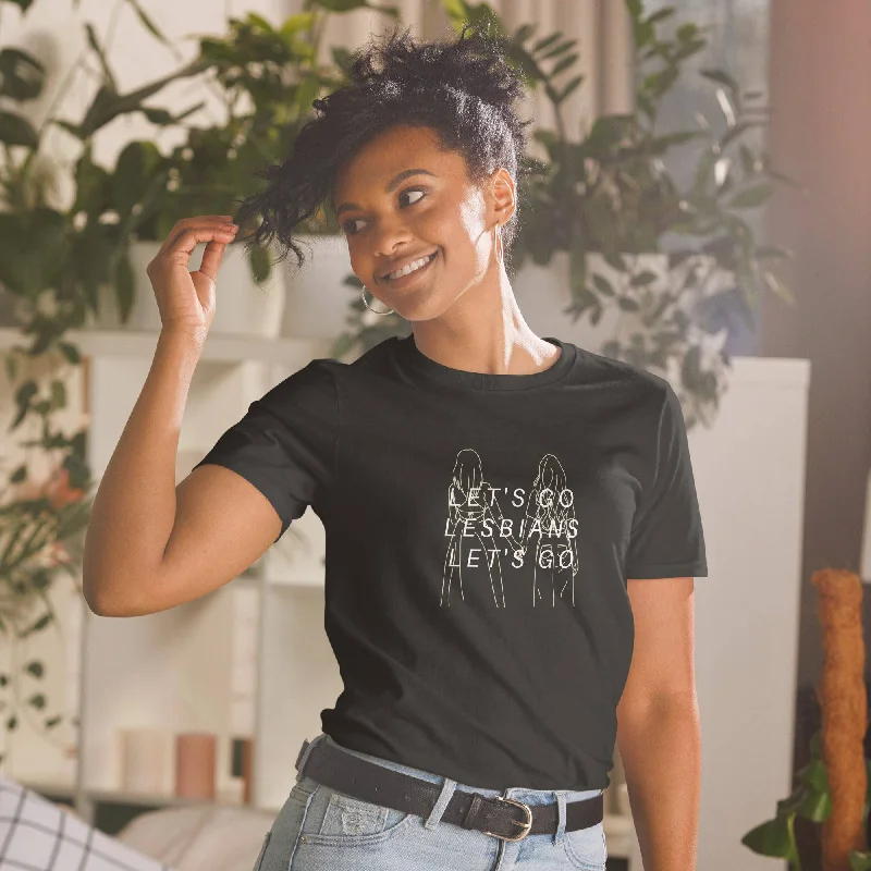 Comfortable graphic tees for everyday pride wear--Let's Go Lesbians Let's Go LGBT Pride T Shirt Comfortable graphic tees for everyday pride wear--Let's Go Lesbians Let's Go LGBT Pride T Shirt
