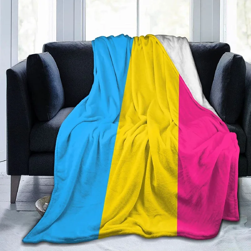 Pansexual Pan Pride Lgbt Gay Full Fleece Throw Blanket Flannel Fluffy, Pride Blanket Pansexual Pan Pride Lgbt Gay Full Fleece Throw Blanket Flannel Fluffy, Pride Blanket